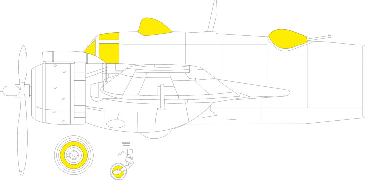 EX1149 Маски Beaufighter Mk.VI TFace