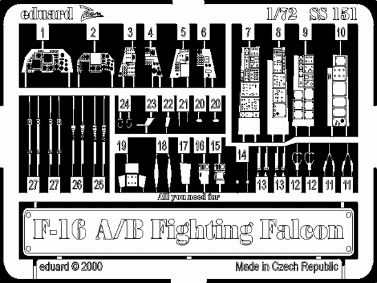 SS151 F-16A/ B 1/72