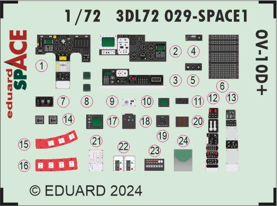 3DL72029 OV-10D+ SPACE 1/72