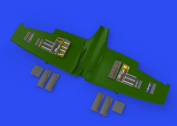 648666 Spitfire Mk.Vc пулемётные отсеки 1/48