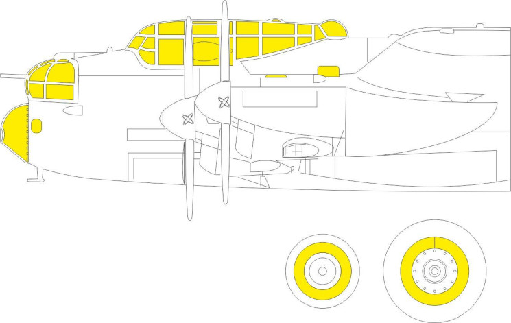 EX792 Маски на Lancaster B Mk.I 1/48