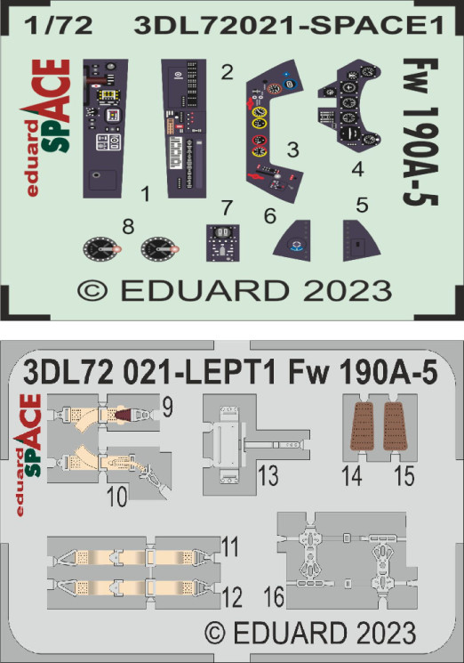 3DL72021 Fw 190A-5 SPACE 1/72
