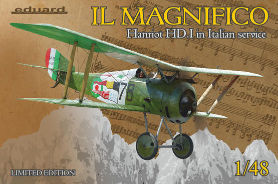 11139 IL MAGNIFICO Hanriot HD. I в итальянских ВВС 1/48