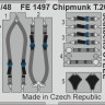 FE1497 Chipmunk T.20 привязні ремені STEEL 1/48