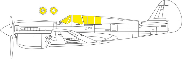 EX1151 Маски Kittyhawk Mk.IV TFace