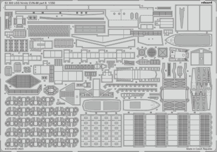 53300 USS Nimitz CVN-68 частина 6 1/350