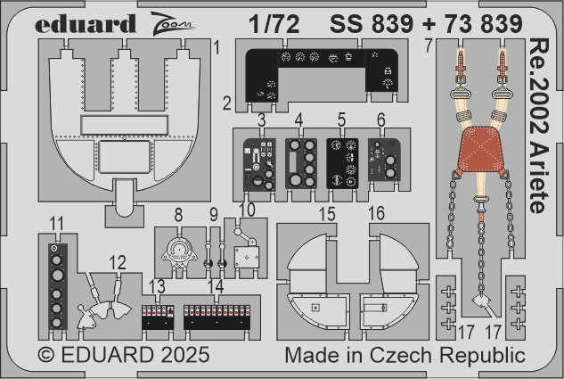SS839 Re.2002 Ariete 1/72