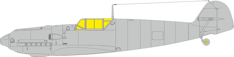 JX329 Маски Bf 109E TFace 1/32