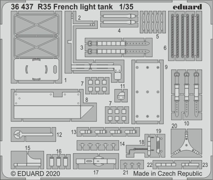 36437  R35 French light tank 1/35