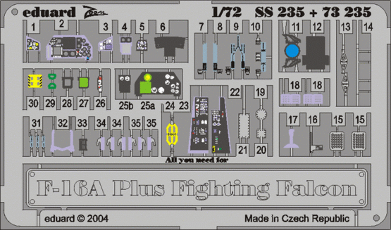 SS235 F-16A Plus 1/72