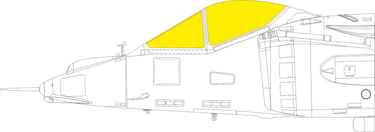 EX770 Маски на Harrier GR.1/3 1/48