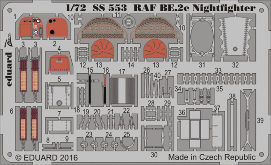 SS553 RAF BE.2c Nightfighter 1/72