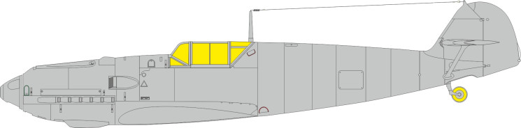 JX332 Маски Bf 109F-4 1/32