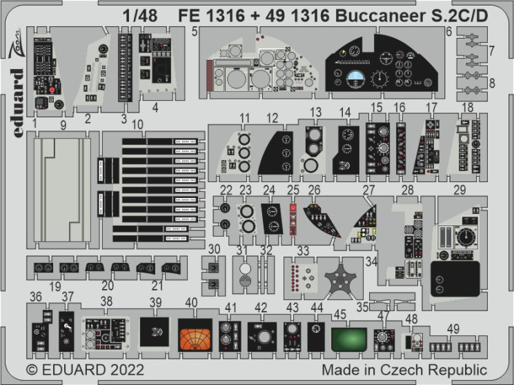 FE1316 Buccaneer S.2C/D 1/48