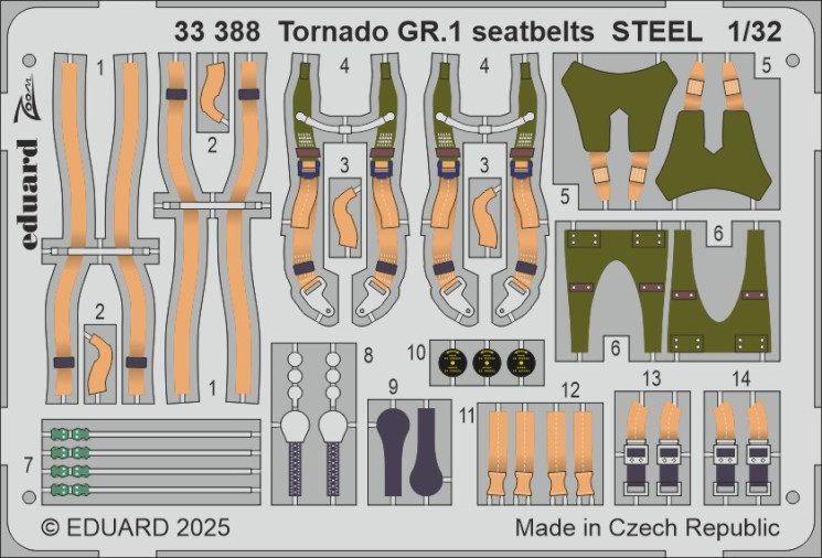 33388 Tornado GR.1 ремені STEEL