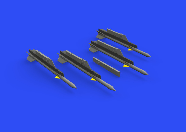 672240 R-3R missiles w/ pylons для Миг-21 1/72