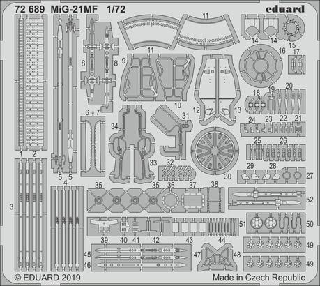 72689 МиГ-21МФ 1/72