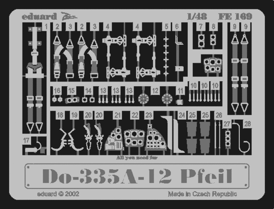 FE169 Do 335A-12 Pfeil 1/48