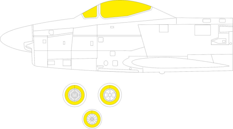 Маски EX940 F-86D 1/48