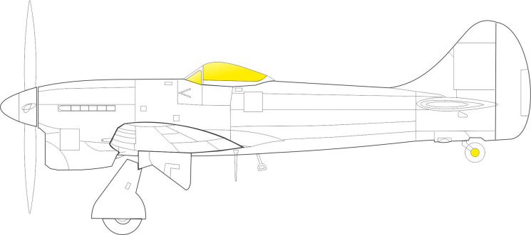 EX796 Маски на Tempest Mk.II TFace 1/48
