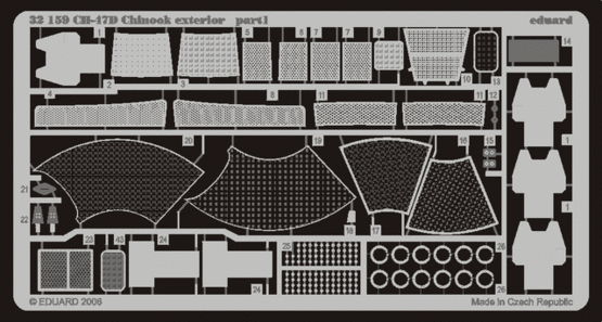 32159 CH-47D Chinook экстерьер 1/35