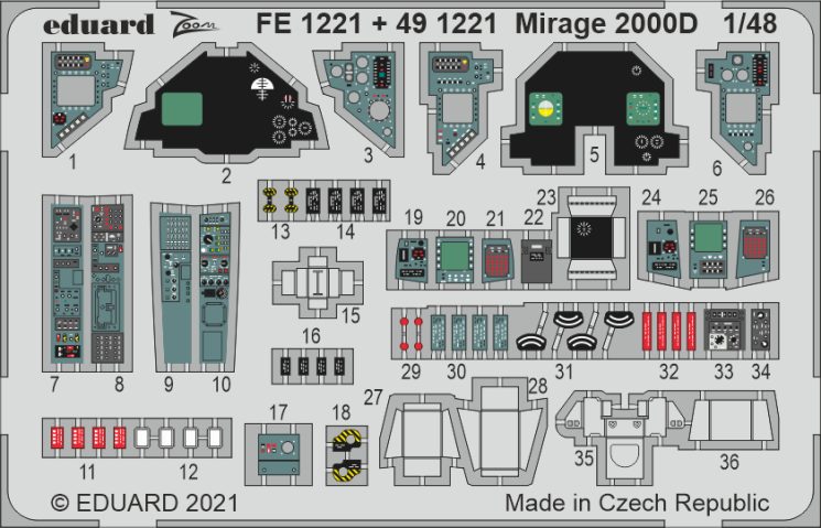 491221  Mirage 2000D 1/48
