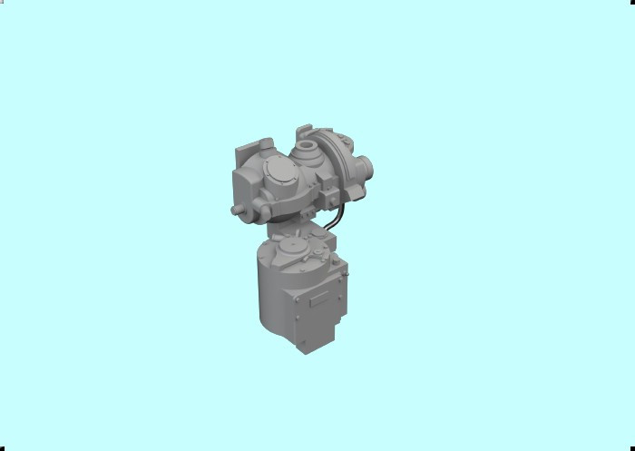 648871 B-25J бомбовий приціл 3D друк 1/48