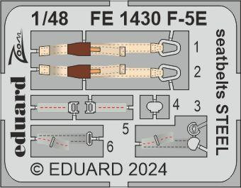 FE1430 F-5E  привязні ремені  STEEL 1/48