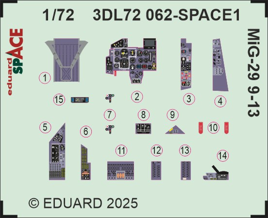 3DL72062 MiГ-29 9-13 SPACE 1/72
