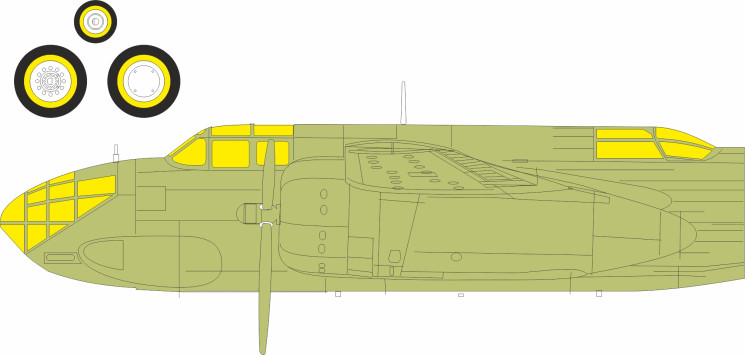 EX1125 Маски DB-7 Boston III 1/48