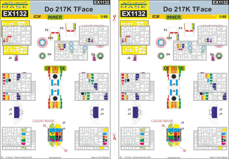 EX1132 Маски TFace для Do 217K 1/48