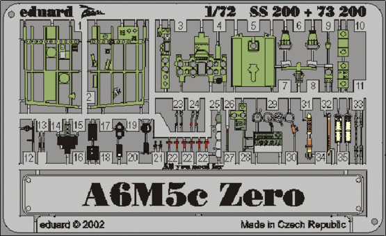73200 A6M5c Zero 1/72