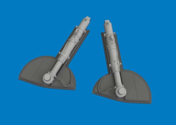 6481171 Spitfire Mk.I/II/Va/Vb опори шасі 3D друк