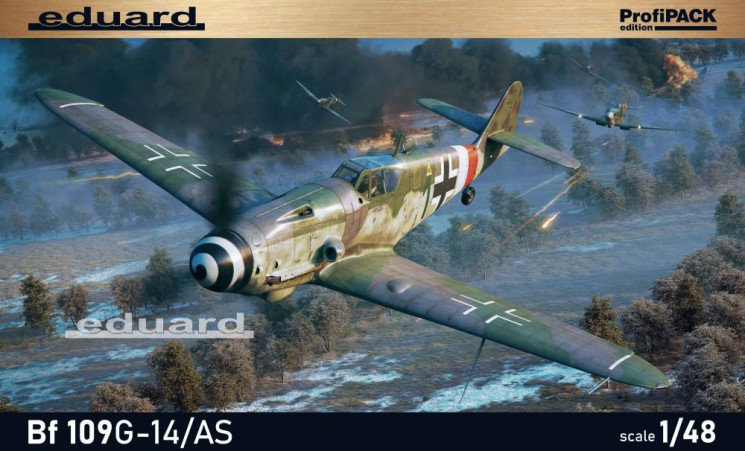 82162 Bf 109G-14/AS Німецький винищувач 1/48