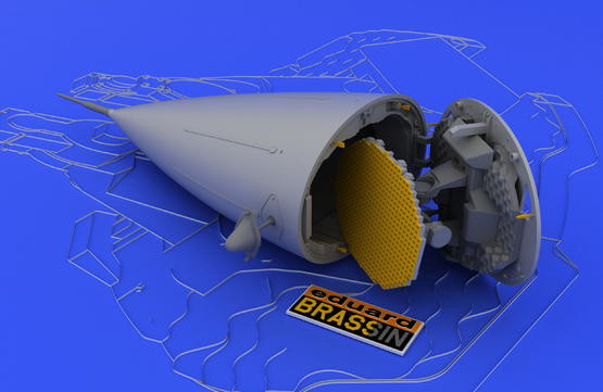 648033 F-16 радар поздний вариант 1/48