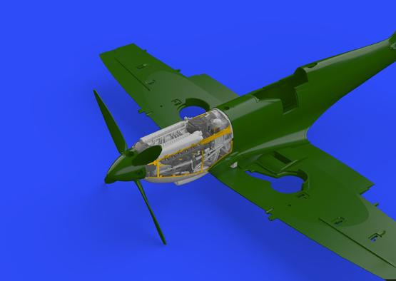 672126 Spitfire Mk. IX двигатель 1/72