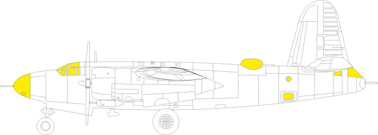 EX1044 Маски B-26B Marauder 1/48