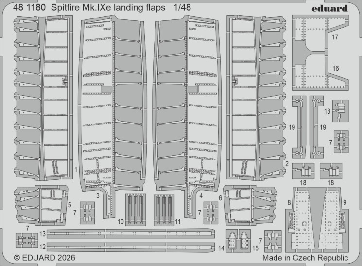 481180 Spitfire Mk.IXe посадкові щитки