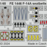 FE1446 F-14A привязні ремені  STEEL 1/48