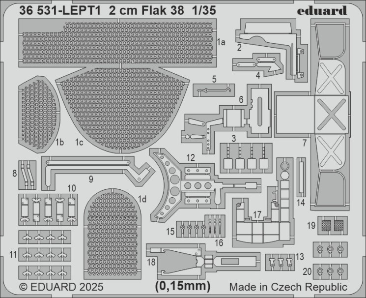 36531 2 cm Flak 38 1/35