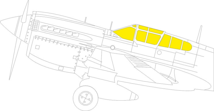 JX276 Маски на P-40M TFace 1/32