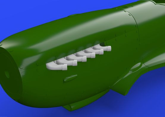 672111 Выхлопные патрубки Spitfire - круглые 1/72