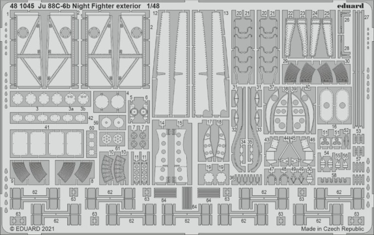 481045  Ju 88C-6b Night Fighter экстерьер 1/48