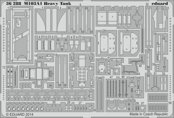 36288 M103A1 Heavy Tank 1/35