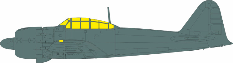 JX336 Маски A6M5 Zero TFace 1/32
