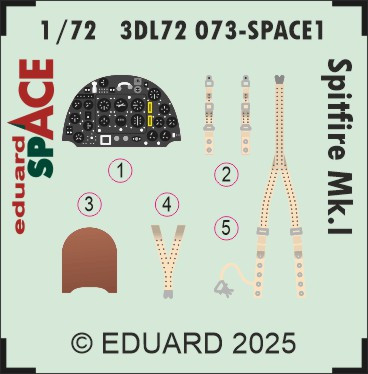 3DL72073 Spitfire Mk.I   1/72