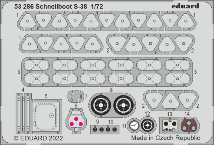 53286 Schnellboot S-38 1/72