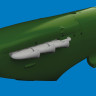 672440 Spitfire Mk.V три вихлопи 3D друк 1/72