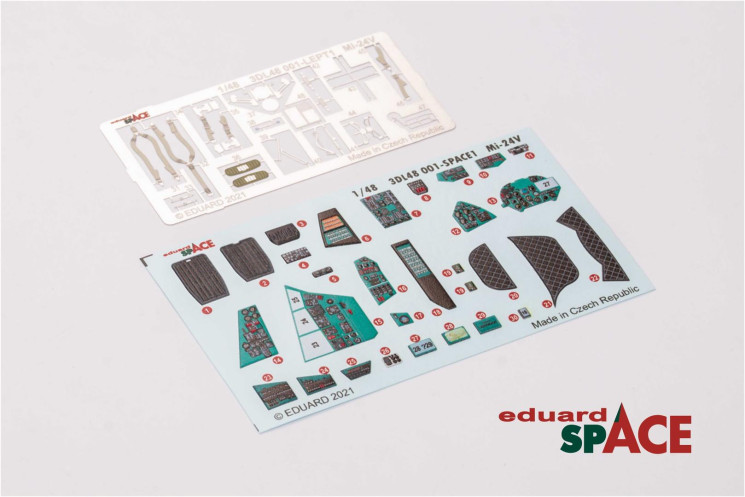 3DL48001 3D Декали МИ-24В SPACE 1/48