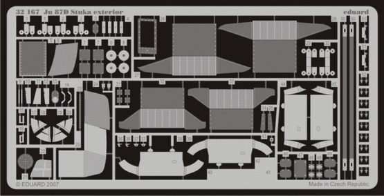 32167 Ju 87D Stuka экстерьер 1/32
